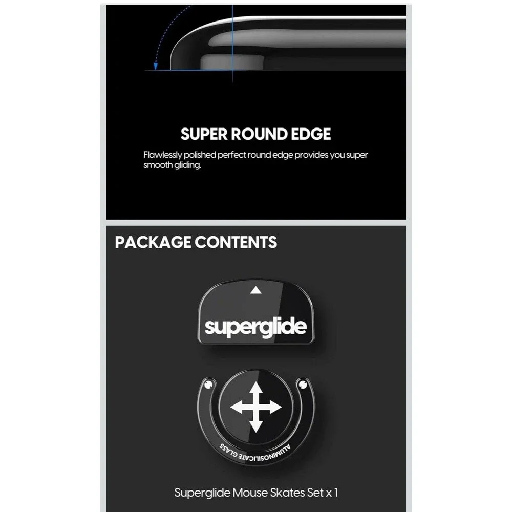 Superglide Glass Mouse Skates | Brand New